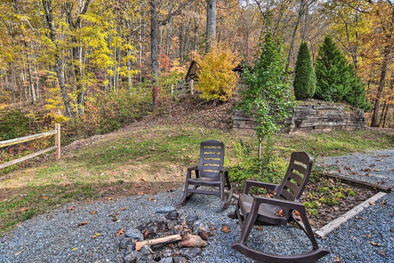 Cozy Cabin With Hot Tub And Smoky Mountain Views! Villa Bryson City Exterior foto